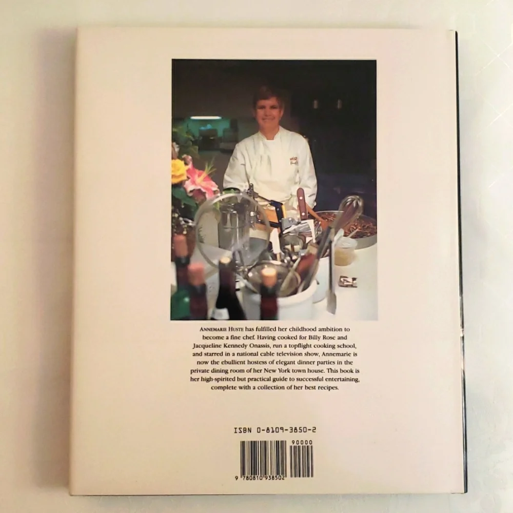To the Good Life! Entertaining with Annemarie Huste (1990, Hardcover, Signed)
